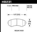 Hawk 88-92 VW Golf GTI / 87-89 Jetta GLI / 87 Scirocco Blue 9012 Race Front Brake Pads