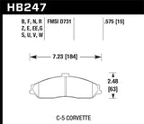 Hawk 04-08 Chevrolet Colorado LS/LT/WT DTC-70 Race Front Brake Pads