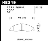 Hawk 97-13 Chevy Corvette Base/Z51 DTC-50 Front Brake Pads