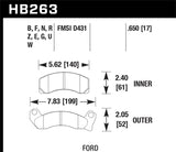 Hawk 86-95 Mazda RX-7 DTC-60 Race Front Brake Pads