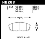 Hawk 02-08 Mini Cooper DTC-60 Race Front Brake Pads