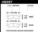 Hawk HPS Street Brake Pads (NLA)