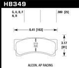 Hawk 13-15 Honda Civic Si DTC-60 Front Race Brake Pads