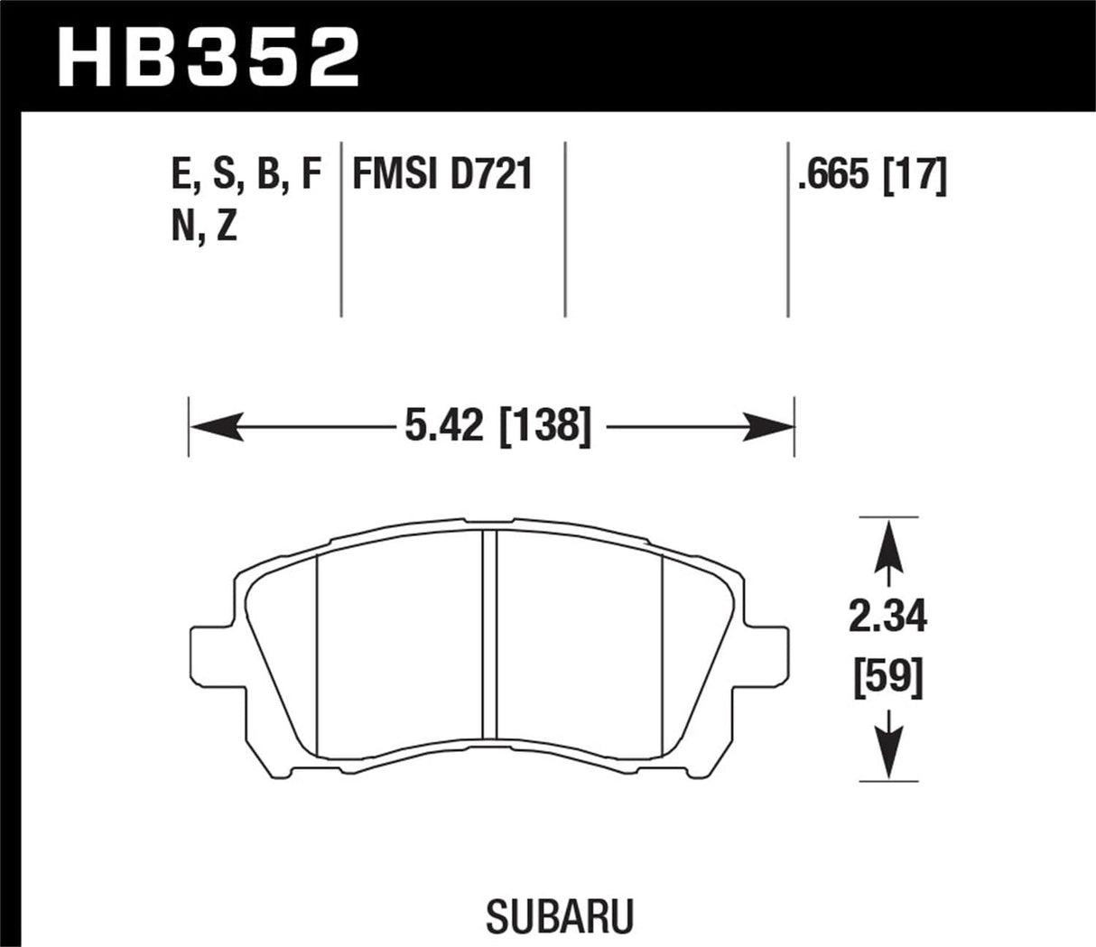 Hawk 01-06 Hyindai Santa Fe / 03-09 Kia Sorento Blue 9012 Race Front Brake Pads