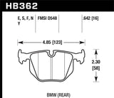 Hawk 94-05 Miata / 01-05 Normal Suspension Blue 9012 Race Rear Brake Pads (D636)