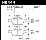 Hawk 02-06 Acura RSX Type S / 06-11 Honda Civic Si Coupe / 00-09 S2000 DTC-30 Race Front Brake Pads