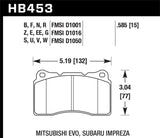 Hawk DTC-80 03-09 Nissan 350Z w/Brembo Brakes Front Race Brake Pads