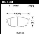 Hawk 03 MazdaSpeed3 Protege HPS Street Front Brake Pads (NLA)