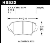 Hawk 05-07 Cobalt SS / 06-11 HHR / 04+ Malibu / 07-10 Poniac G5 GT DTC-70 Race Front Brake Pads