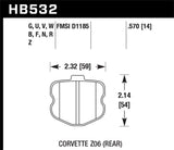 Hawk 06-10 Mazda Miata MX-5 DTC-30 Race Rear Brake Pads