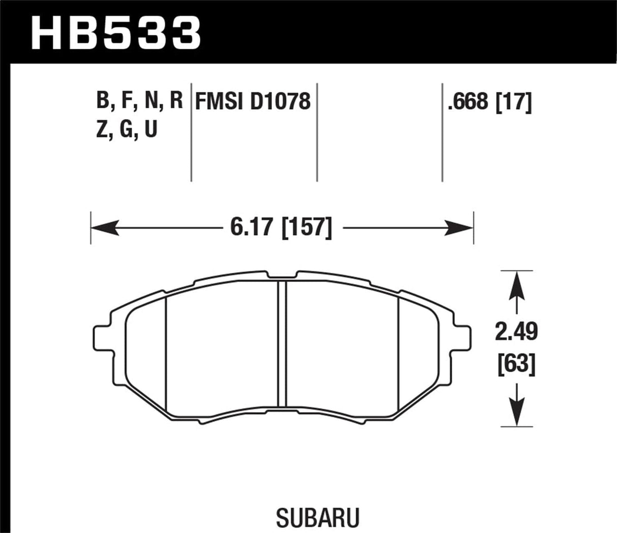 Hawk 04-10 Acura TSX / 99-08 TL / 01-03 CL / 03-10 Honda Accord EX DTC-60 Race Front Brake Pads