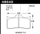 Hawk Willwood 7912 DTC-70 Race Brake Pads