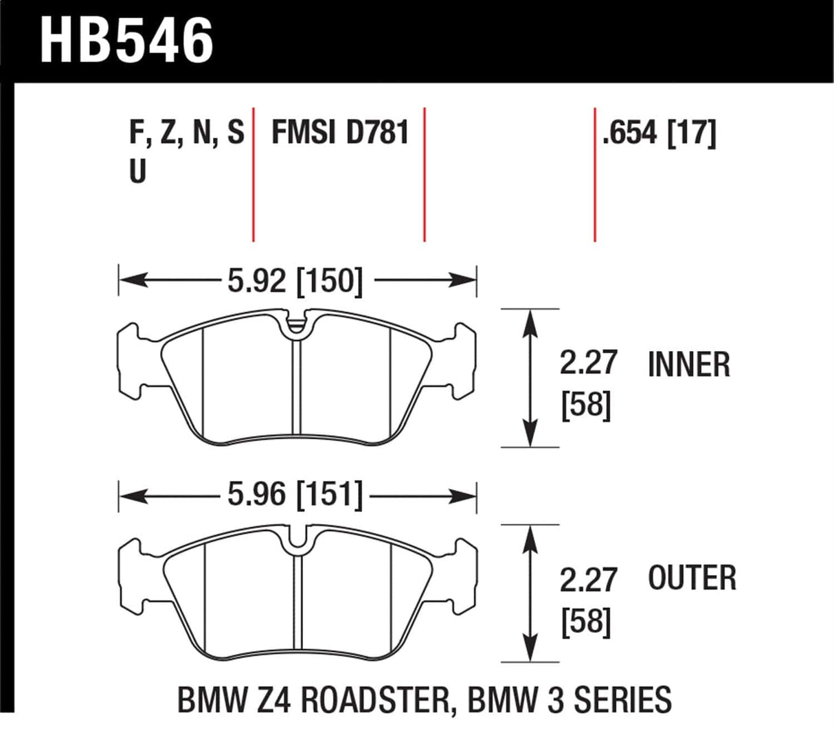 Hawk DTC-70 AP Racing/Wilwood Race Brake Pads