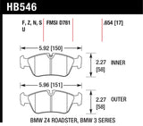 Hawk DTC-70 AP Racing/Wilwood Race Brake Pads