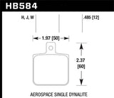Hawk 19+ Chevy Corvette C8 DTC-30 Motorsports Brake Pads
