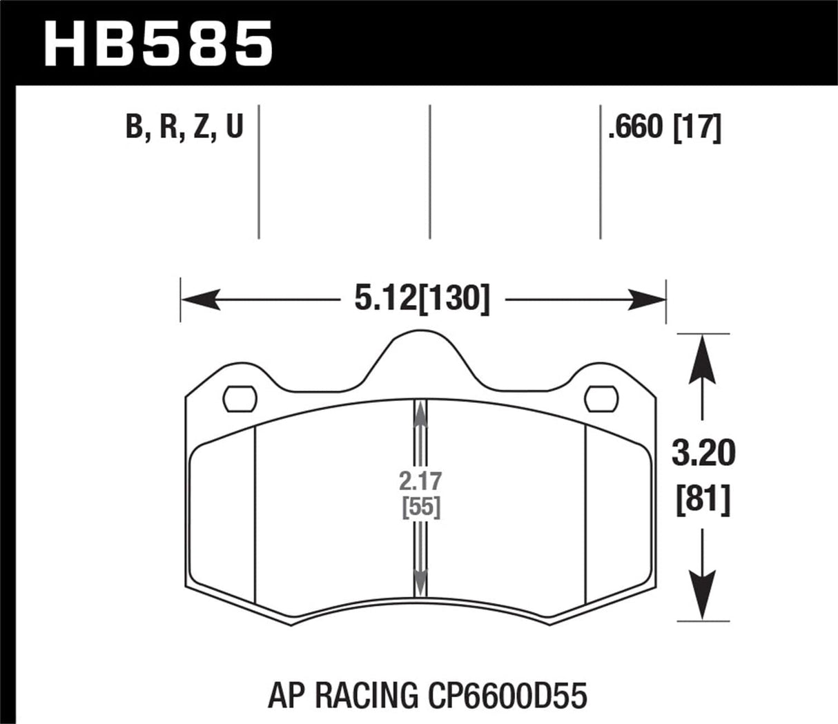 Hawk AP Racing / Wilwood DTC-70 Race Brake Pads