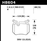 Hawk Acura / Honda DTC-30 Race Rear Brake Pads