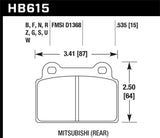Hawk 04-10 BMW 535i/545i/550i / 04-10 645Ci/650i /02-09 745i/745Li/750 DTC-70 Race Rear Brake Pads