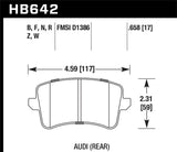 Hawk 19-20 BMW Z4 Toyota Supra DTC-30 Motorsports Rear Brake Pads