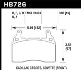 Hawk DTC-80 13-16 BMW 328i Front Race Brake Pads