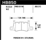 Hawk DTC-80 13-16 BMW 328i Rear Brake Pads