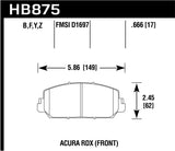 Hawk 2012-2015 BMW 228i DTC-60 Race Front Brake Pads