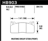 Hawk 2014 Ford Fiesta ST DTC-60 Front Brake Pads