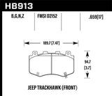 Hawk 17-19 Fiat 124 Spider DTC-60 Front Brake Pads