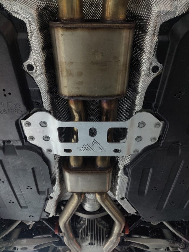 MAD US G8x M3 M4 S58 Resonated Single Midpipe (Brace Included)