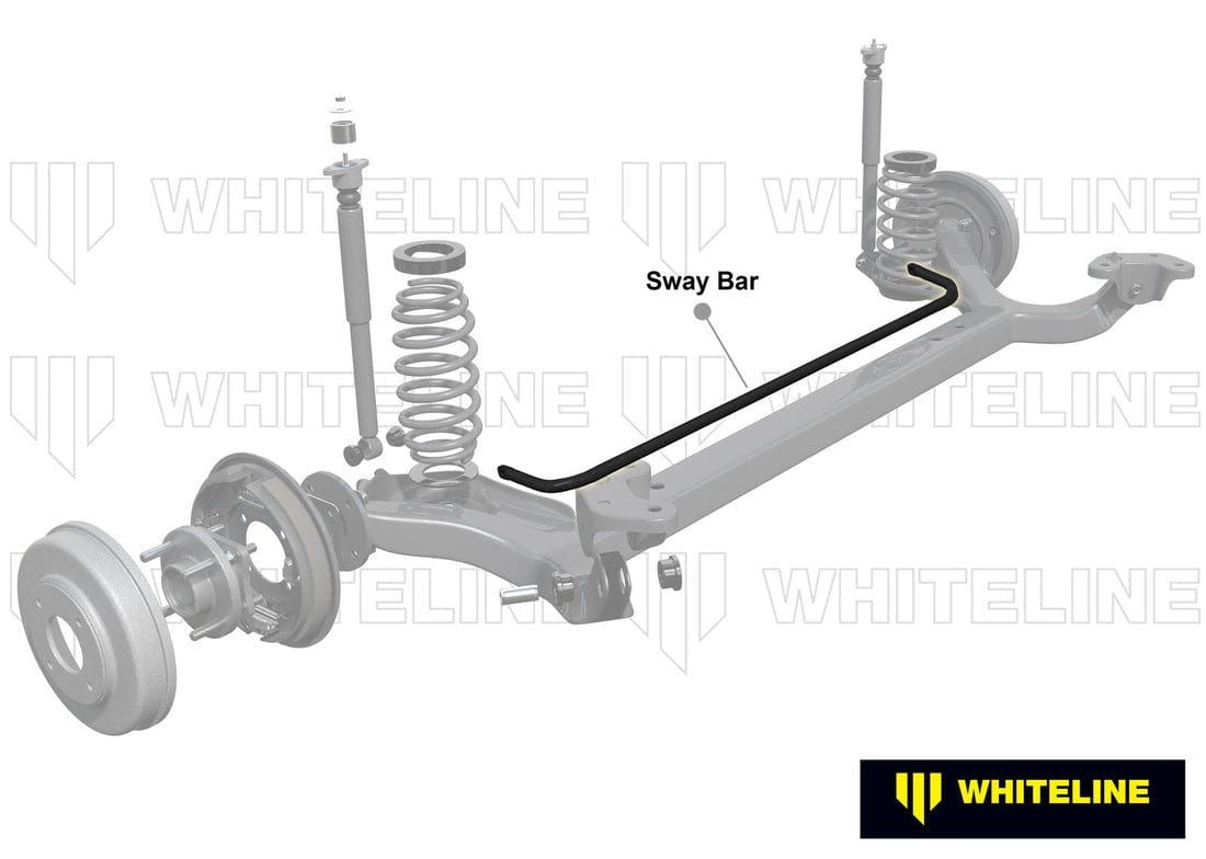 Whiteline Rear Sway Bar (24mm) Heavy Duty Blade Adjustable - VW / Mk4 / Golf / GTI / Jetta