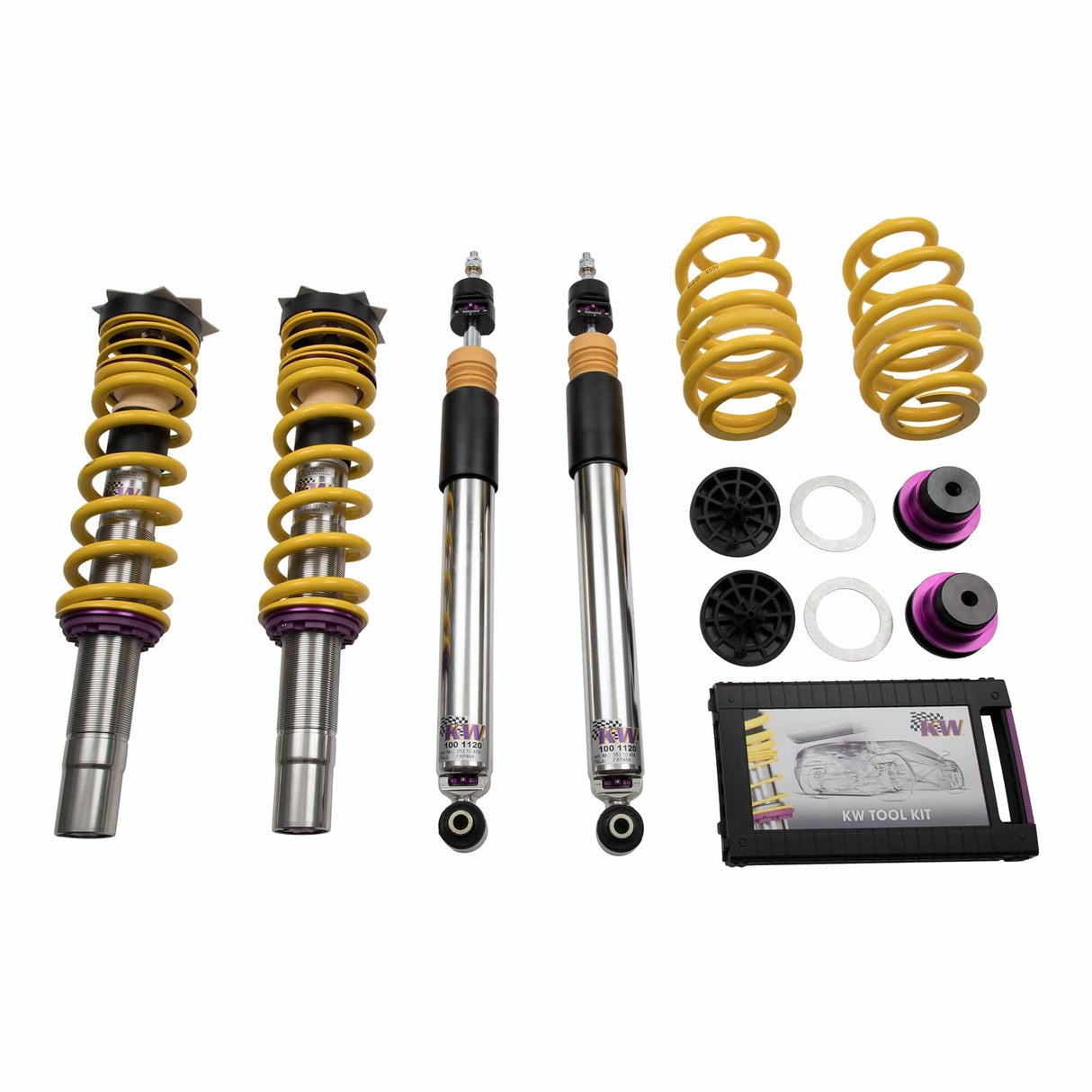 KW V3 Coilover Kit - Audi S5, RS5 (B9); 48.5mm without electronic dampers