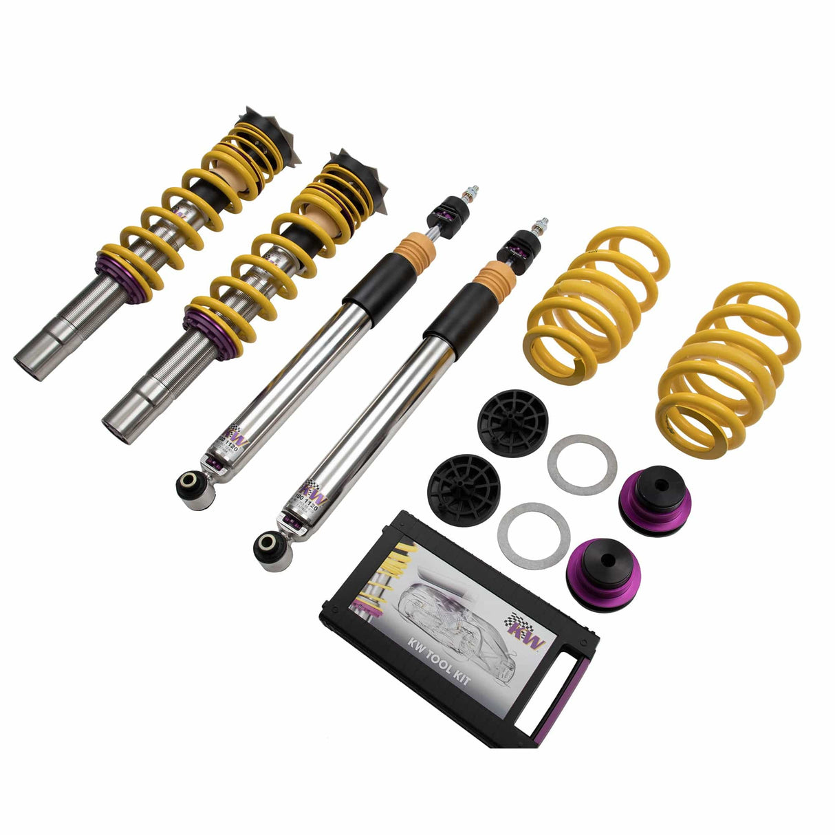 KW V3 Coilover Kit - Audi S5, RS5 (B9); 48.5mm without electronic dampers