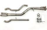 MAD US F8x M3 M4 Single Midpipe (Brace Included)