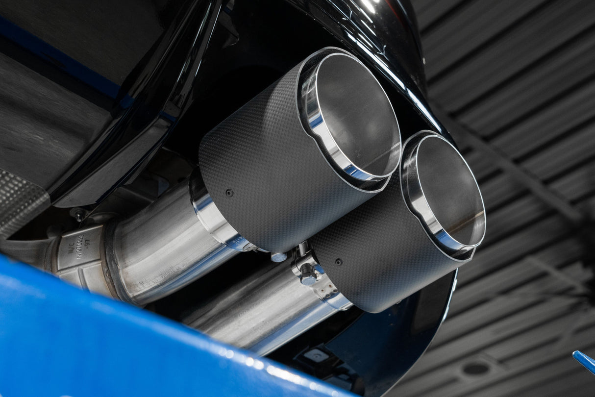 MBRP 3" Cat Back Quad Tip Exhaust System - VW Mk8 Golf R