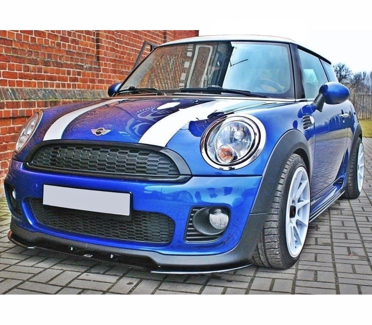 Maxton Design Front Splitter MINI Cooper R55-R59 with JCW Aero Bumper