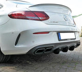 Maxton Design Rear Valance Mercedes C-Class C205 C63 AMG Coupe