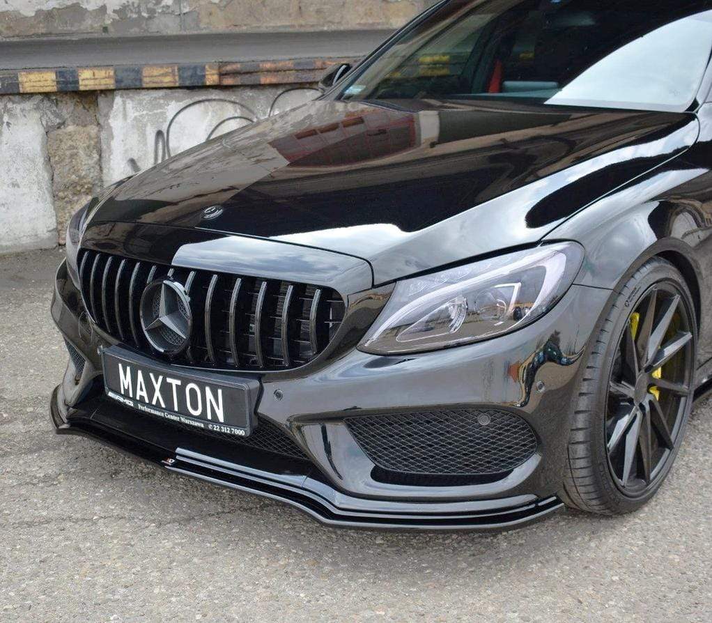 Maxton Design Front Splitter V.1 Mercedes- Benz C43 AMG W205
