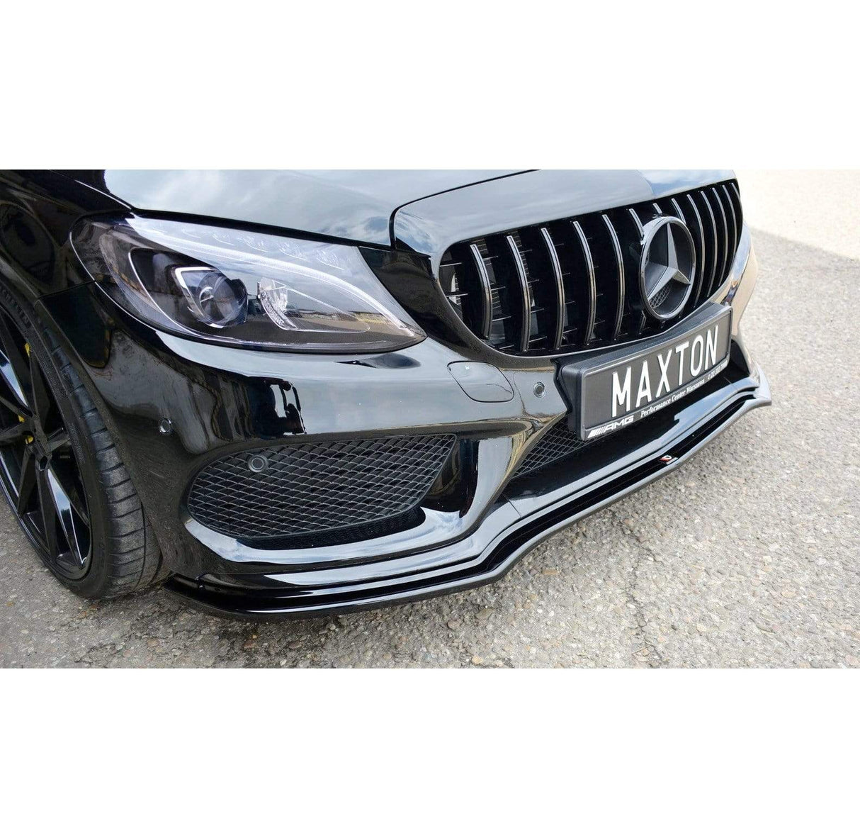 Maxton Design Front Splitter V.1 Mercedes- Benz C43 AMG W205