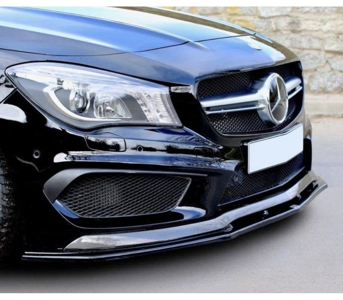 Maxton Design Front Splitter V.2 Mercedes CLA 45 AMG C117 (Preface)
