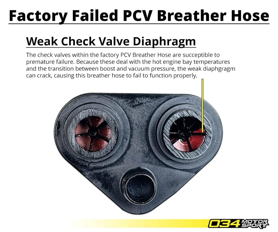 034Motorsport PCV Breather Hose - Audi / EA839 / 2.9T / 3.0T