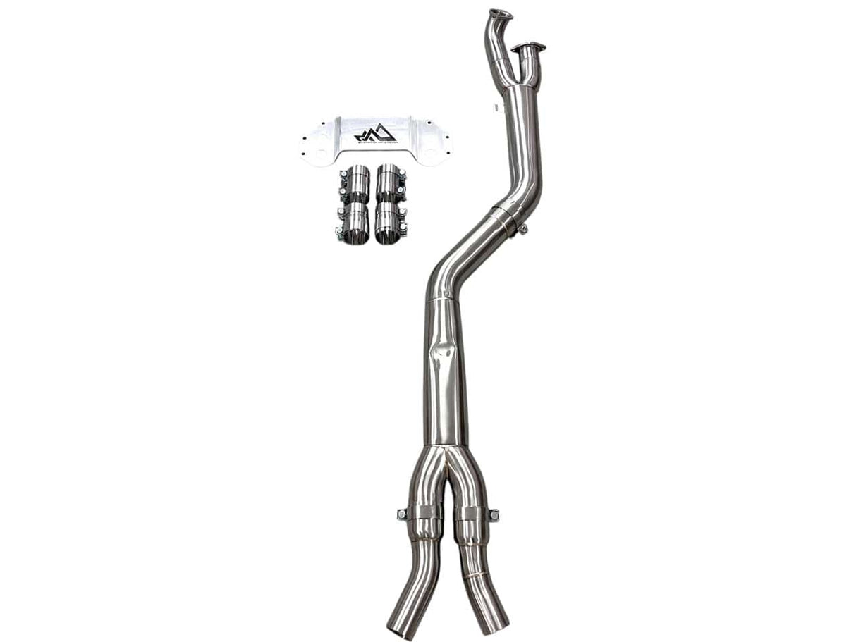 MAD BMW S58 4" Fat Boy Single Midpipe M3 M4 G80 G82