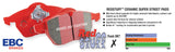 EBC 2015+ BMW X5M 4.4 Twin Turbo (F85) Redstuff Front Brake Pads