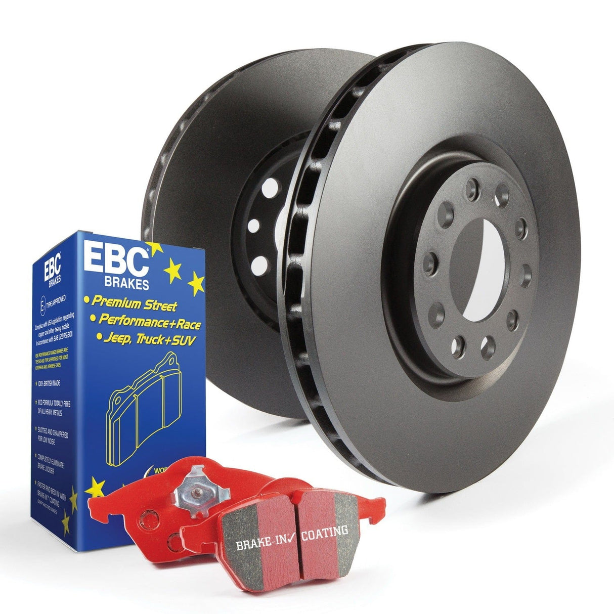 EBC S12 Kits Redstuff Pads & RK Rotors (Front) (NLA)