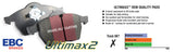 EBC 04-07 Ford Econoline E150 4.6 Ultimax2 Rear Brake Pads