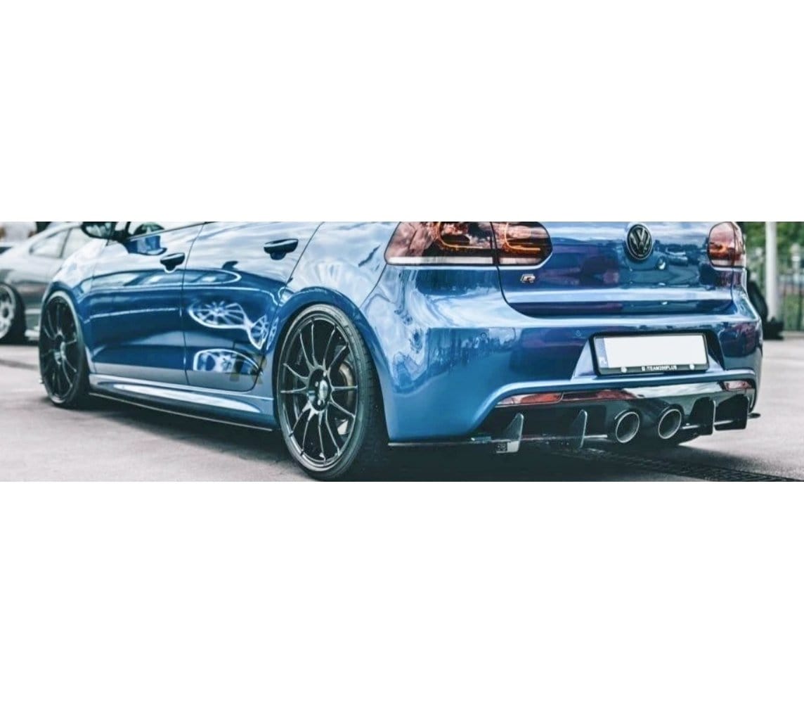 Maxton Design Rear Side Splitters VW Mk6 Golf-R (CNC)
