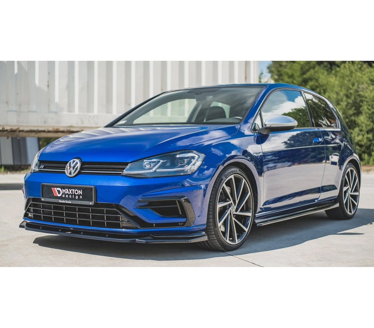 Maxton Design Front Splitter V.9 VW Mk7.5 Golf-R
