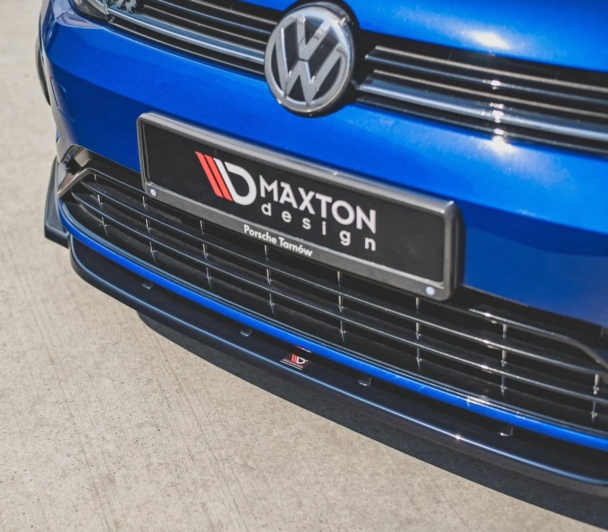 Maxton Design Front Splitter V.9 VW Mk7.5 Golf-R