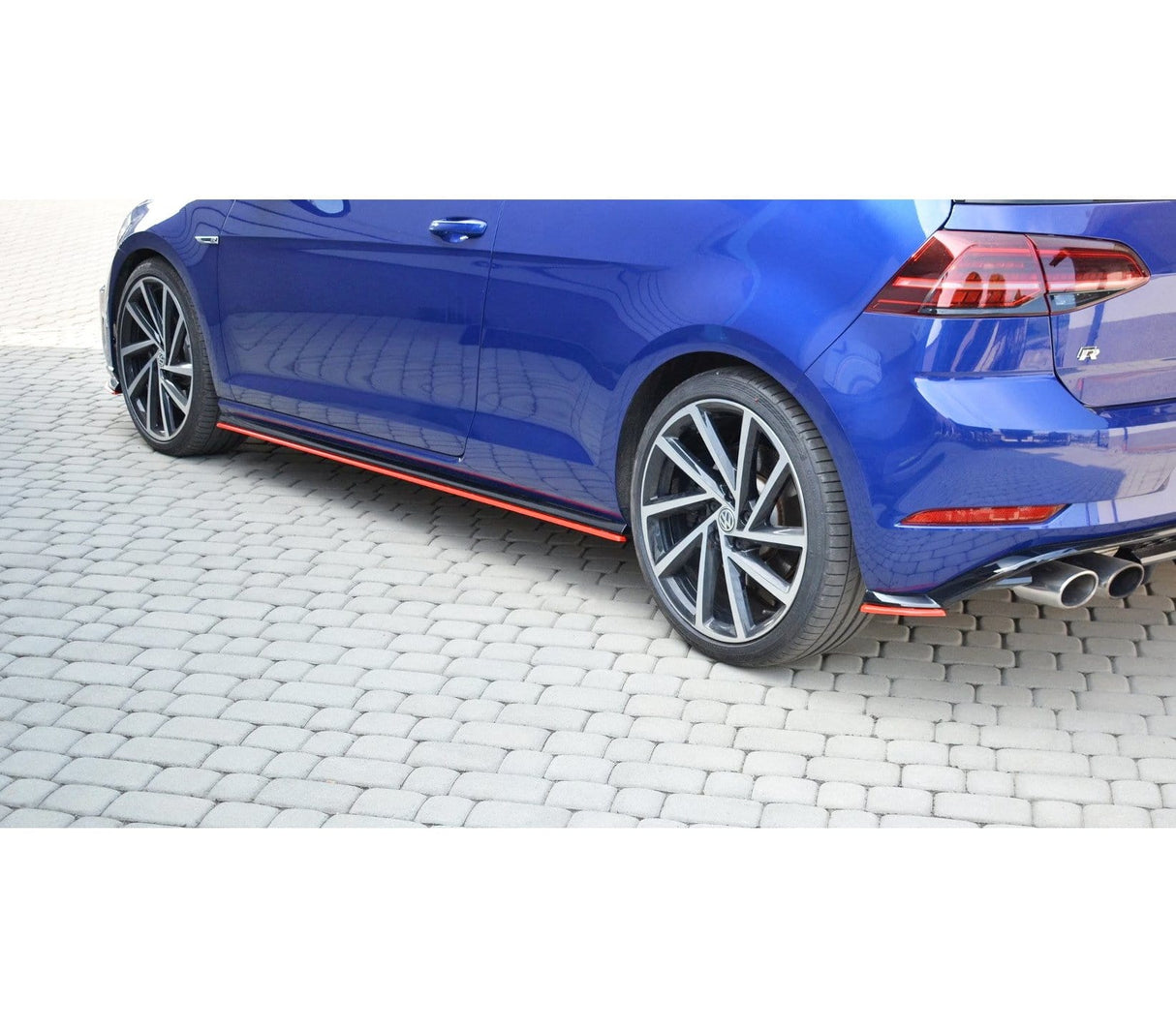 Maxton Design Side Skirts Diffusers V.2 VW Mk7.5 Golf-R