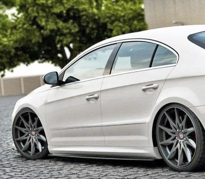 Maxton Design Side Skirts Diffusers VW Passat CC R36 R-Line (Preface)