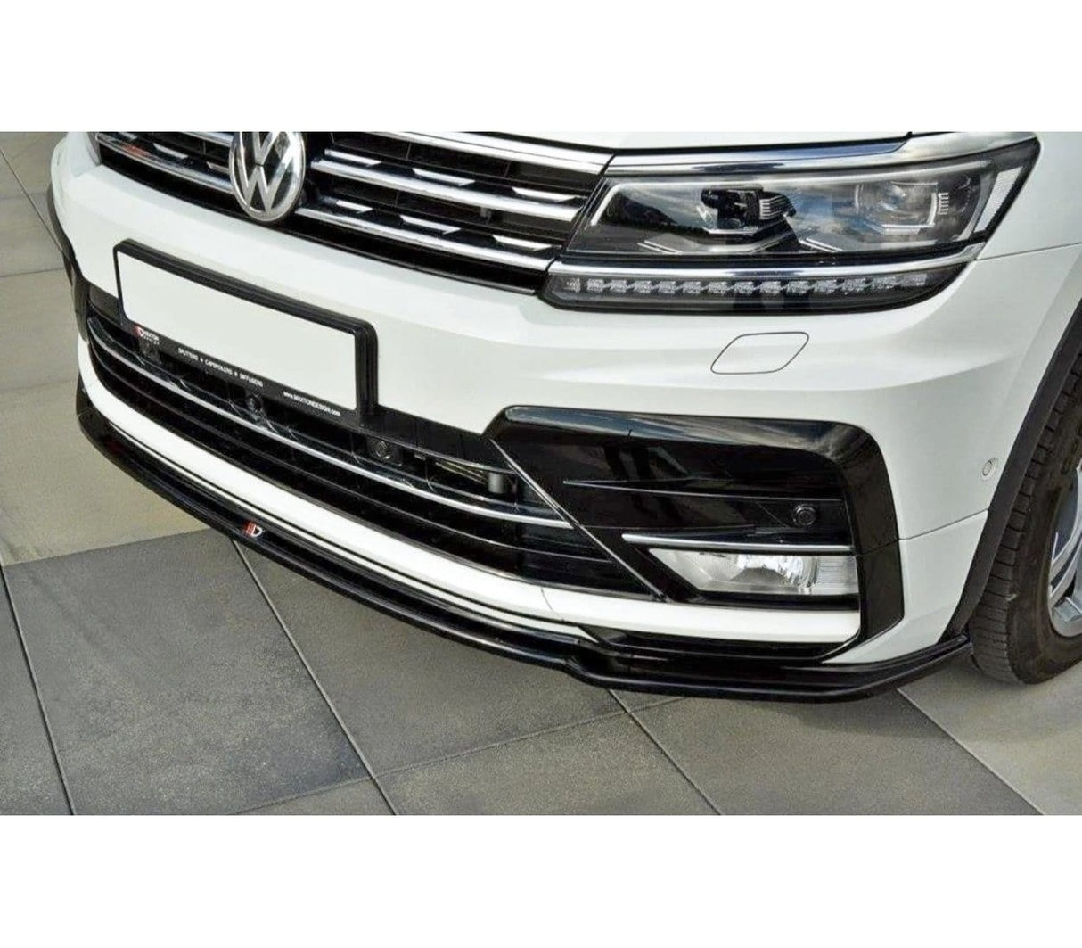 Maxton Design Front Splitter VW Tiguan Mk2 R-Line